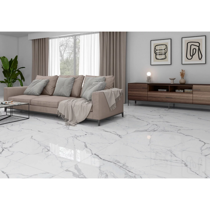 Navarti Zoey hoogglans vloertegel 160x160 white