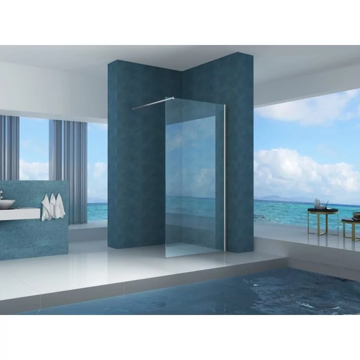 Eco inloopdouche 1100 x 2000 x 8 mm nano helder glas/chroom