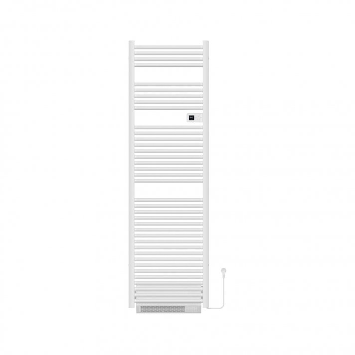1840x540 - 2000 Watt | Elektrische Handdoekradiator Met Blower Programmeerbaar - Wit