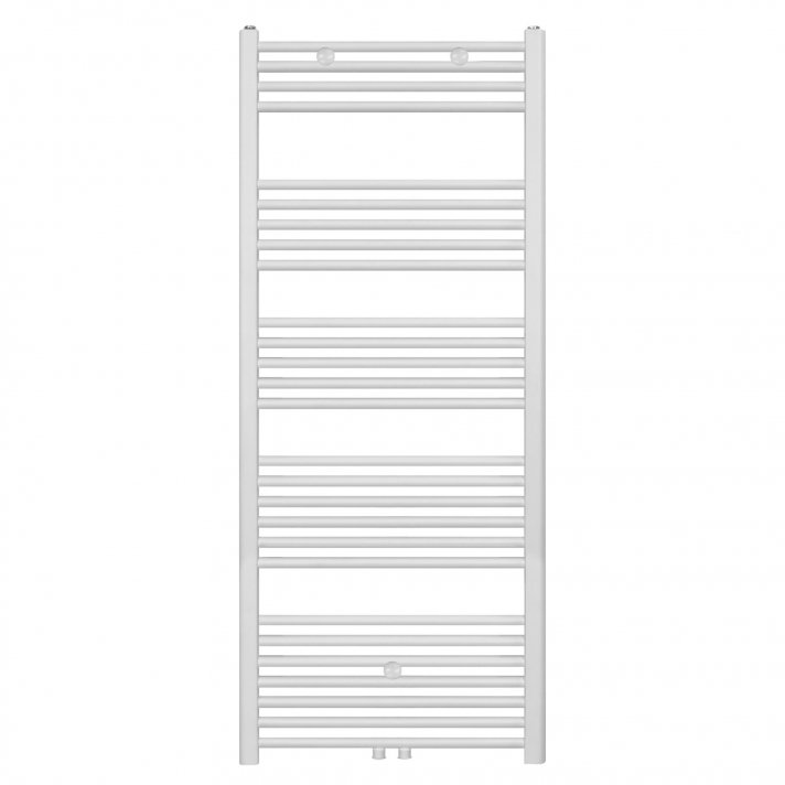 600x1600 – 1022 Watt | Handdoekradiator Mat Wit Zij- & Middenaansluiting