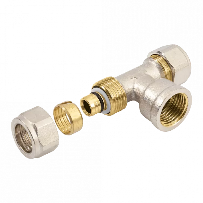 Bonfix Alu-knel x Binnendraad x Alu-knel T-koppeling | 32 x 1 x 32