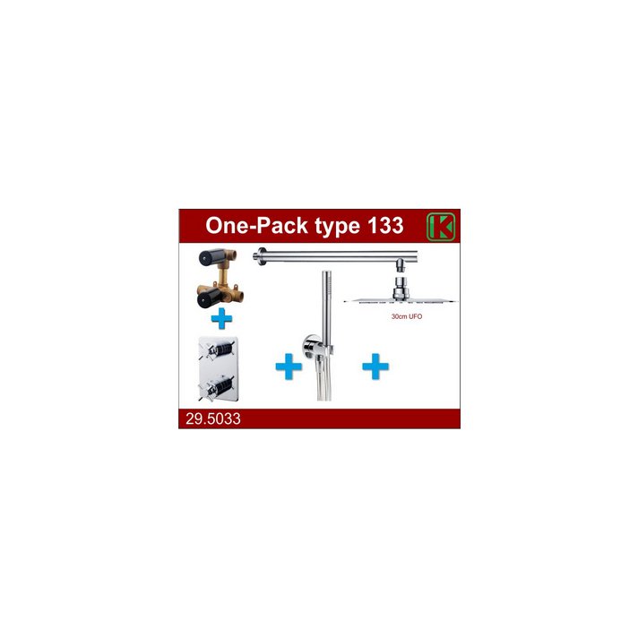 one-pack inbouwthermost.set type 133 CHR (30cm ufo)