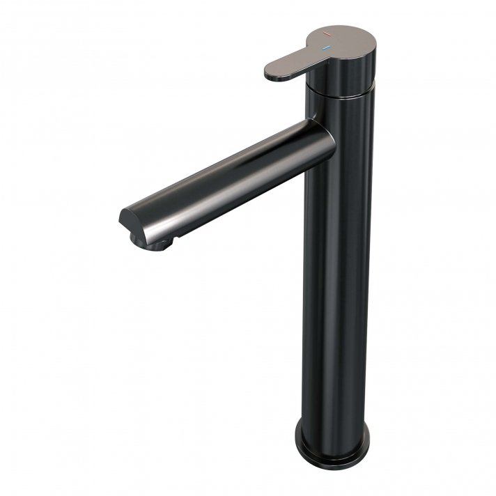 BRAUER Gunmetal Edition verhoogde opbouw wastafelmengkraan model D gunmetal geborsteld PVD