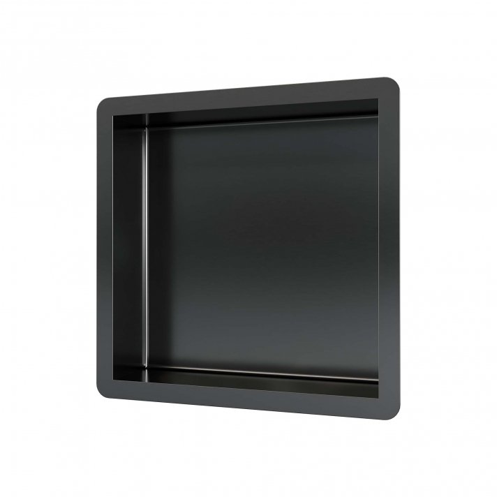 BRAUER Inbouwnis 300x300 mm gunmetal geborsteld PVD