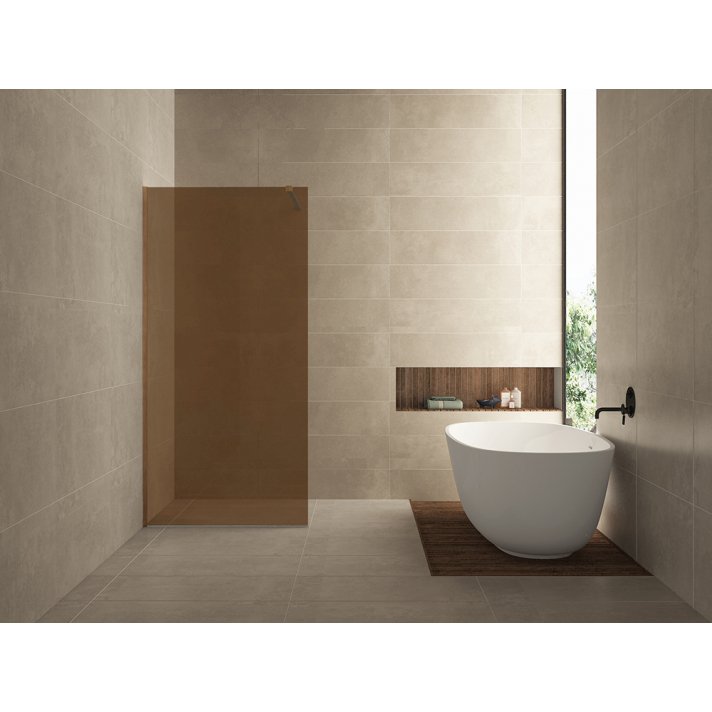 Slim glasplaat 1000 x 2000 x 8 mm nano warm koper glas
