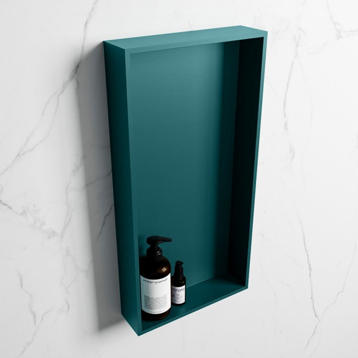 Mondiaz Easy Nis 59,5x29,5cm in solid surface kleur Smag | Smag. 1 vak  geschikt voor in- of opbouw