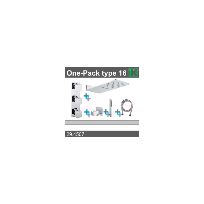one-pack inbouwthermostaatset type 16 (24x55)
