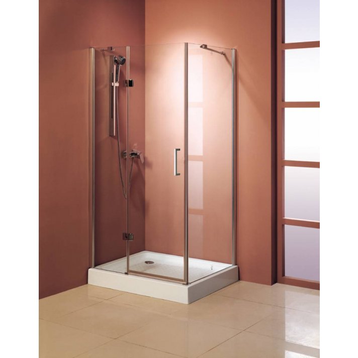 Sani DeLuxe Douchecabine vierkant scharnierdeur 90