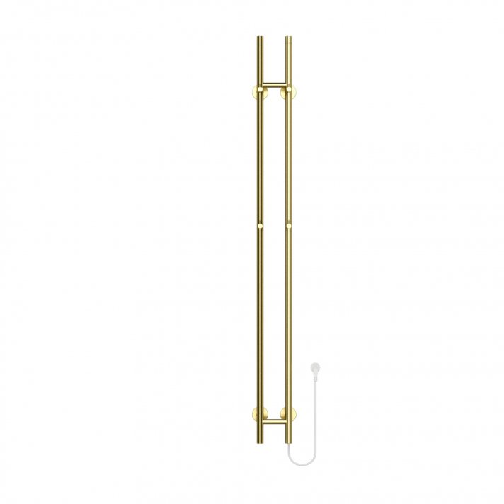 1500x168 - 120 Watt | Elektrische Dubbele Staafhanddoekradiator - Goud