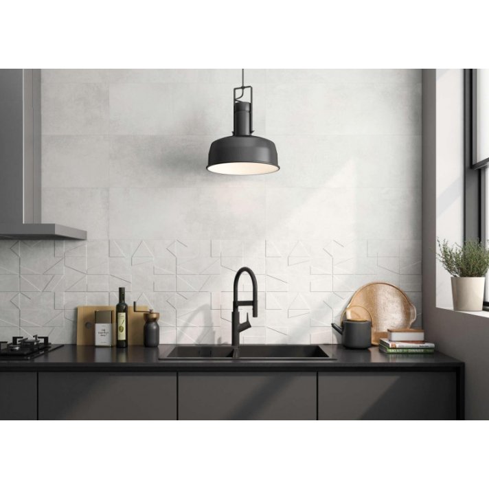 Halcon Madox wandtegel mat 30x90 blanco