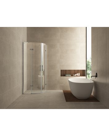 1/4 ronde cabine 2 dr.deuren 900x900x2000 chr.8mm NANO