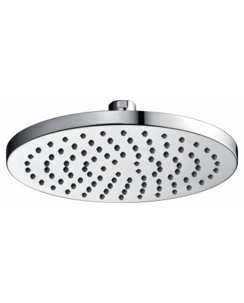 Caral hoofddouche rond 20 x 1,2 cm chroom