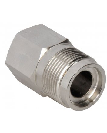Riko gaskoppeling 1/2" binnendraad x M24, vernikkeld