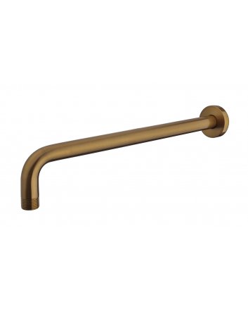 Caral douchearm met muurbevestiging 35 cm geborsteld brons koper