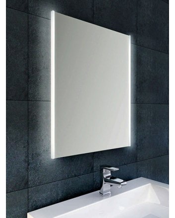 Duo spiegel rechthoek met LED 52 x 70 cm