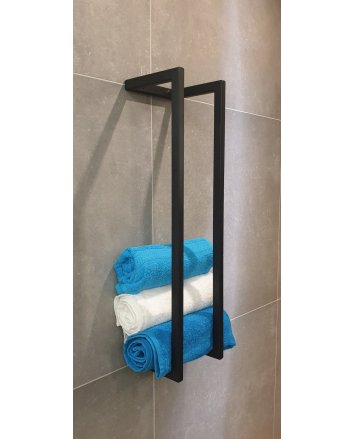 Sani DeLuxe Handdoekenhouder staal Brons 60x15x15 cm