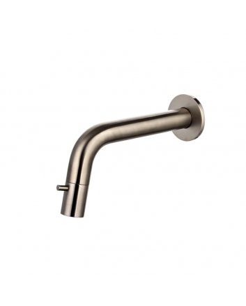 Sani DeLuxe Fonteinkraan inbouw rond inkortbaar Gun Metal