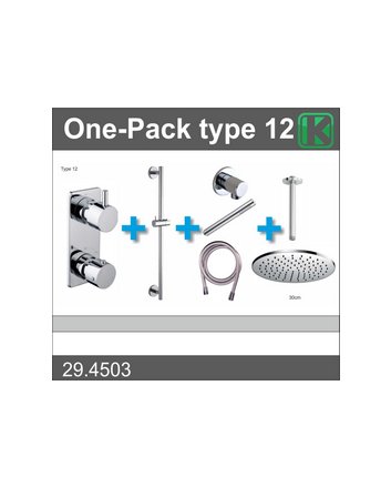 one-pack inbouwthermostaatset type 12 (30cm)