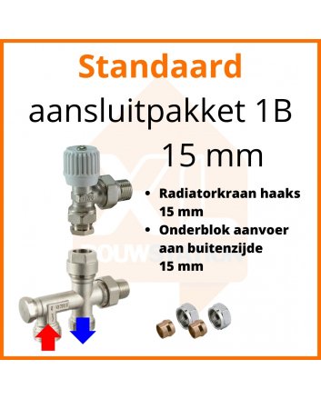 Eco 4 Standaard aansluitpakket 1B t.b.v. 15 buis