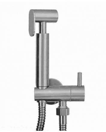 RVS-304 bidet-handdoucheset rond
