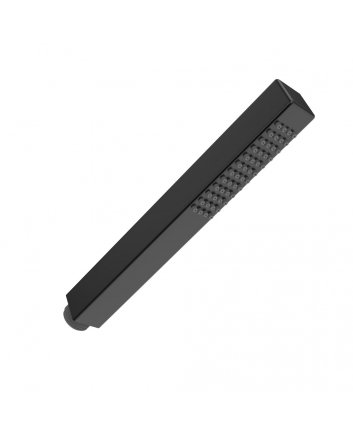 mat zwart messing handdouche vierkant 1/2''