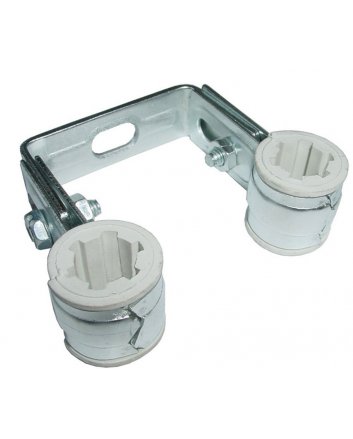 Riko Cv-Beugel Dubbel Verz.+Inlage 15Mm