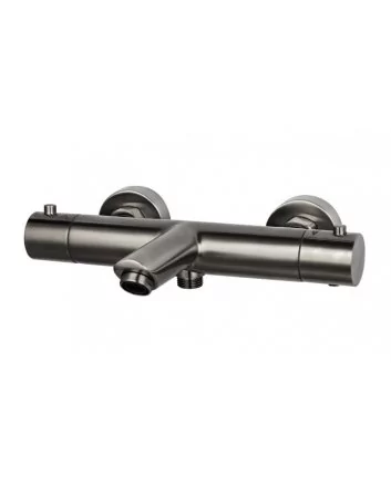 Sani DeLuxe Badmengkraan opbouw thermostatisch rond Gun Metal
