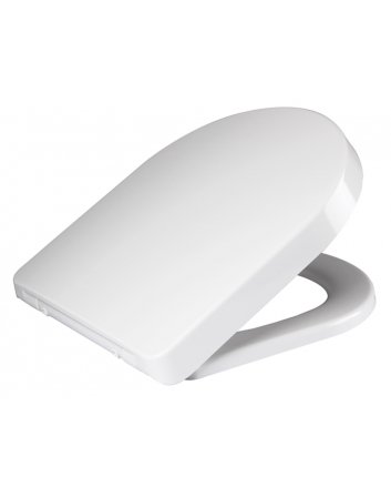 Deeline toiletzitting softclose en quick release glans wit