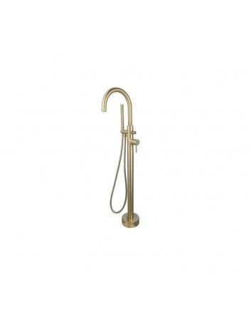 Sani DeLuxe Badmengkraan vrijstaand rond Goud Geborsteld