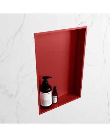 Mondiaz Easy Nis 44,5x29,5cm in solid surface kleur Fire | Fire. 1 vak  geschikt voor in- of opbouw