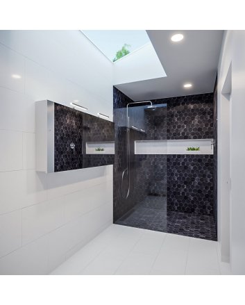 Mondiaz Cubb spiegelkast 150x70x16cm kleur talc met 3 deuren