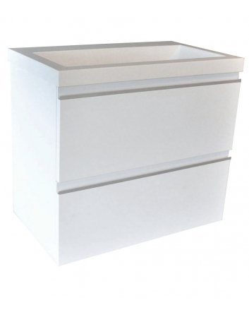 Shall onderkast 60 x 36 cm glans wit