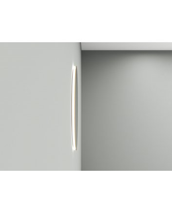 Wiesbaden Novi ronde spiegel met LED, dimbaar 100 cm geborsteld messing