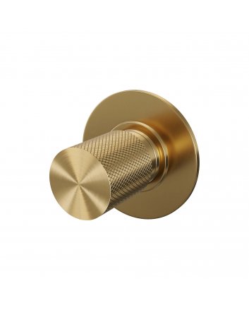 BRAUER Gold Carving losse inbouw stopkraan met in- en afbouwdelen goud geborsteld PVD
