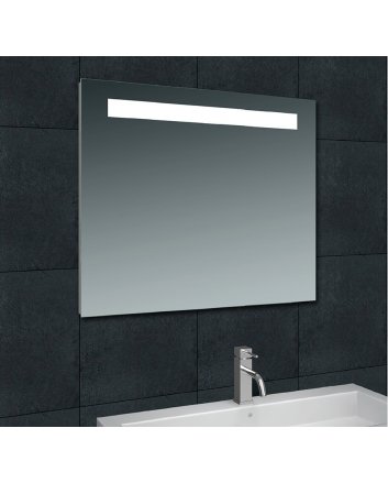 Tigris spiegel vierkant met LED 80 x 80 cm
