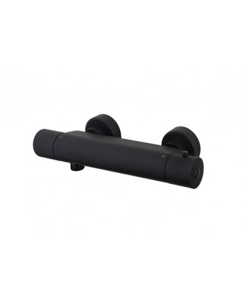 Eco Cool-Touch thermostatische douchemengkraan mat zwart