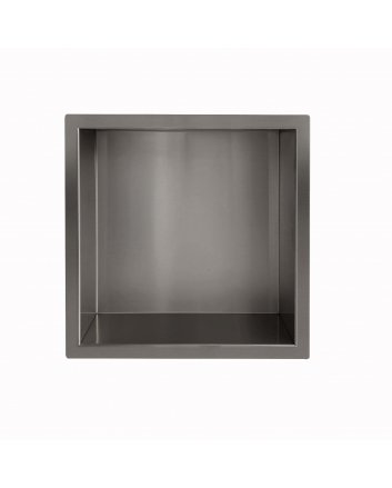 Demis inbouwnis 30 x 30 x 7 cm gunmetal