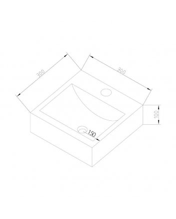 Sani DeLuxe Fonteinset Natuursteen Square 30x30x10 cm