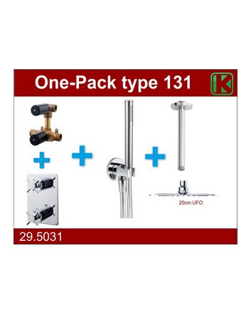 one-pack inbouwthermost.set type 131 CHR (20cm ufo)