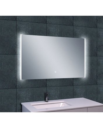 Duo spiegel rechthoek met LED 102 x 60 cm