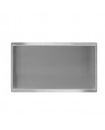 Demis inbouwnis 30 x 60 x 10 cm RVS