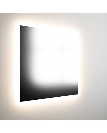 Mondiaz Bright spiegel 70x60cm Rechthoek met LED verlichting