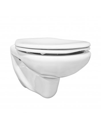 Neptunus wandcloset met Neptunus toiletzitting glans wit