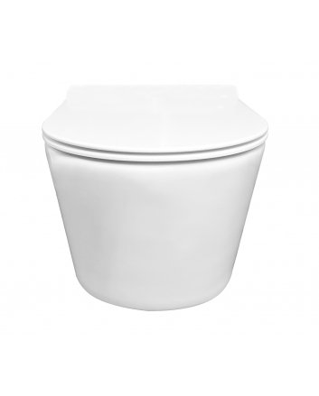 Sity wandcloset rimless met toiletzitting softclose en quick release glans wit