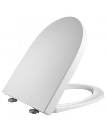 Metro toiletzitting softclose en quick release glans wit