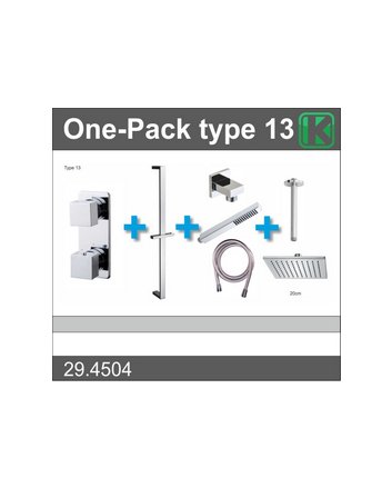 one-pack inbouwthermostaatset type 13 (20cm)