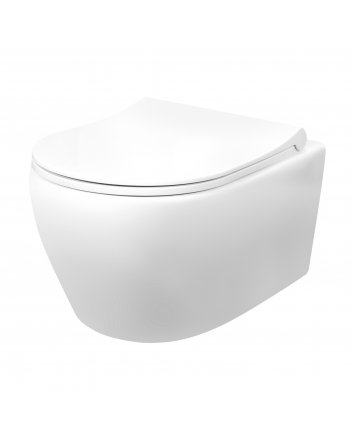 Eco Elegance Rimoff Ophang Wc Zonder Bidet - Wit