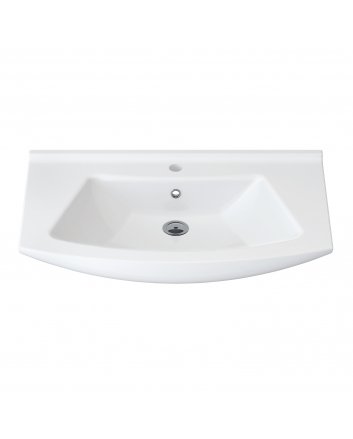Eco Elegance Aleco Keramische Wastafel (65cm) - Wit