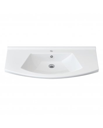 Eco Elegance Aleco Keramische Wastafel (85cm) - Wit