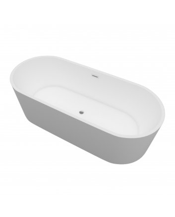 Eco Elegance ‘Bauci Solid Vrijstaand Bad (167-170x70x52cm) - Wit